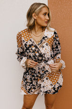 The Chaya Floral Tie Waist Romper