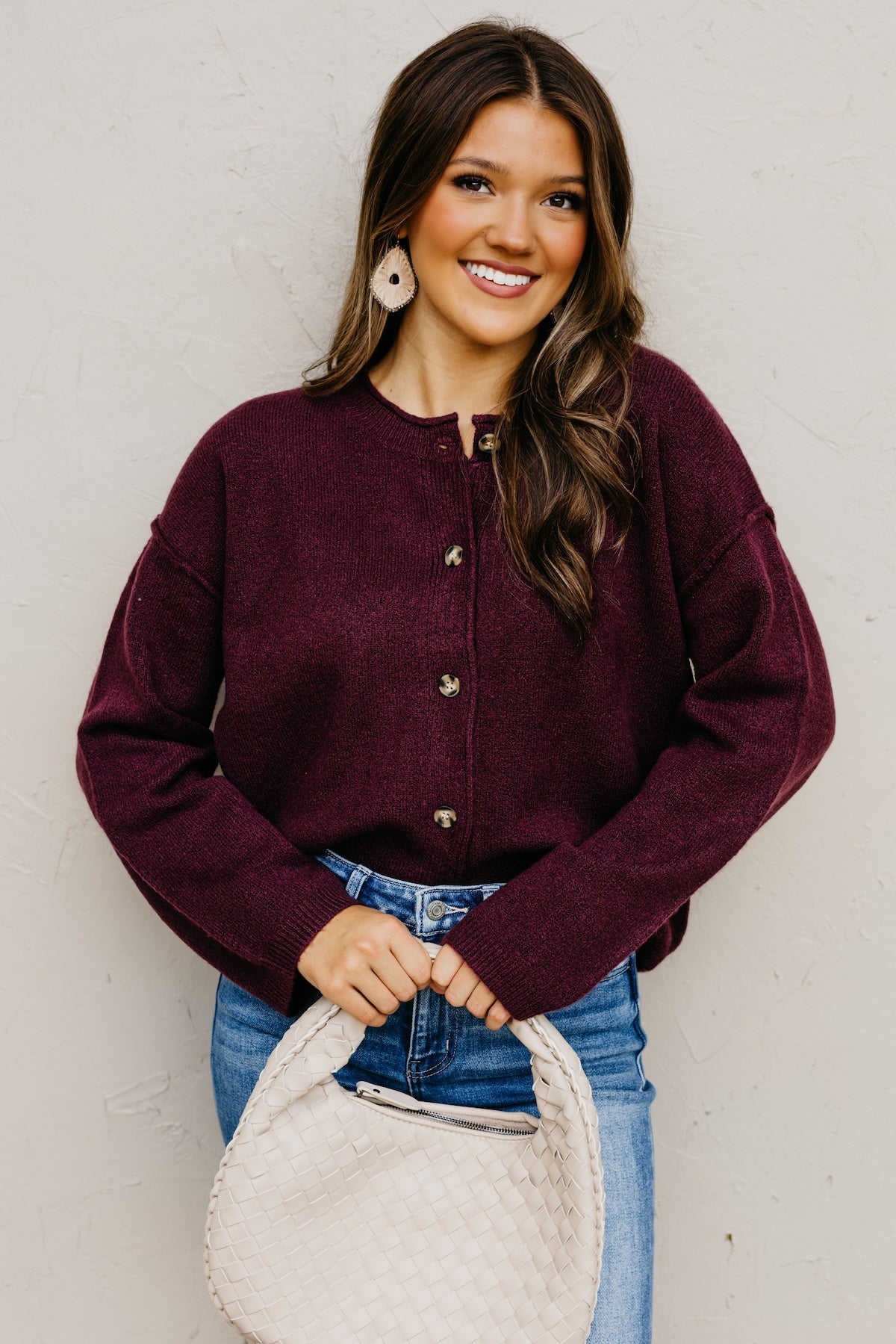 The Rhea Button-Front Cardigan Sweater