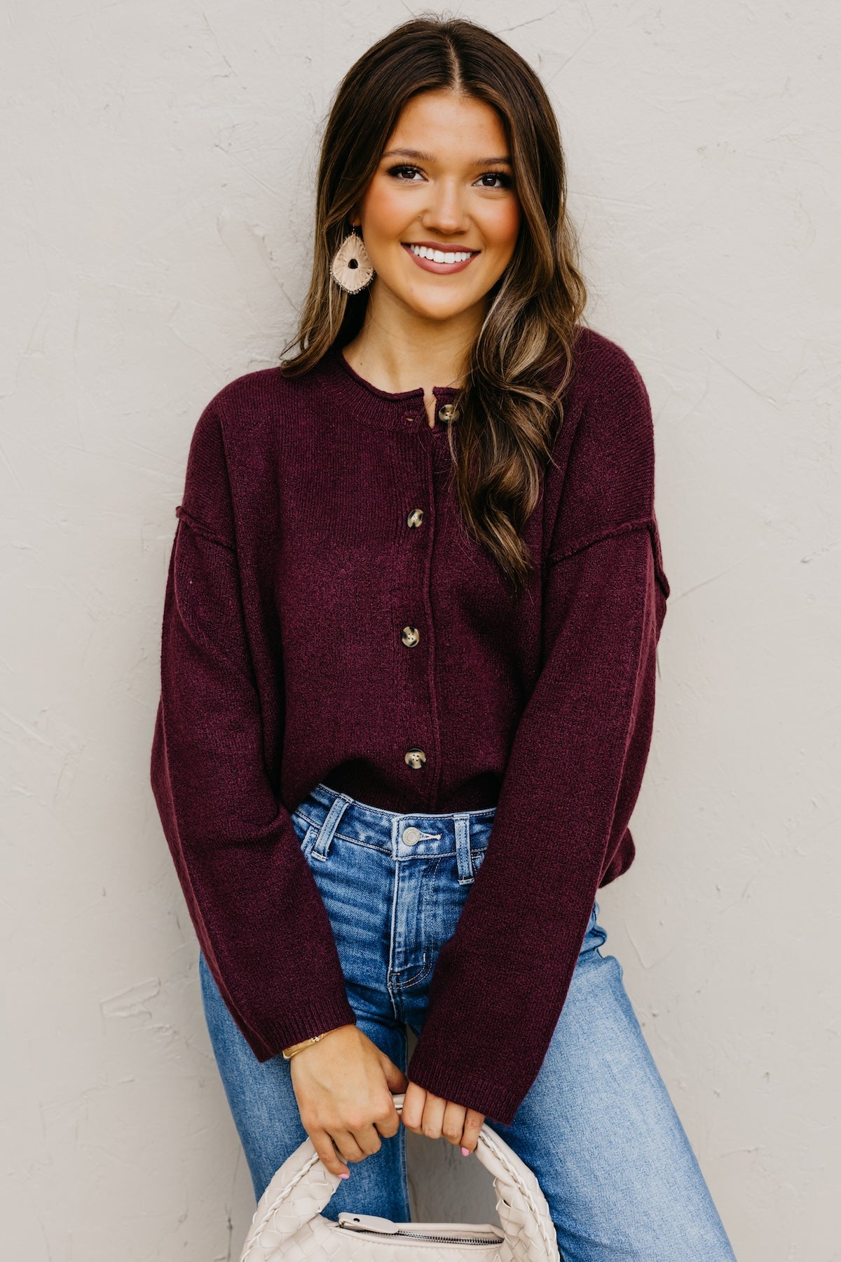 The Rhea Button-Front Cardigan Sweater