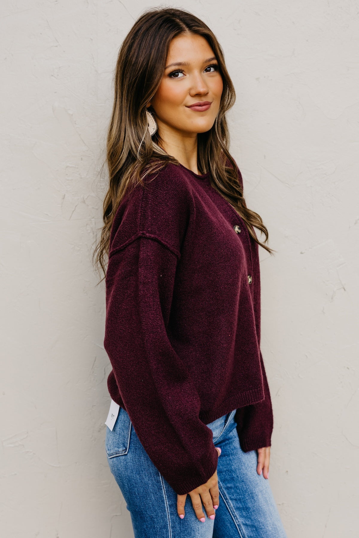 The Rhea Button-Front Cardigan Sweater