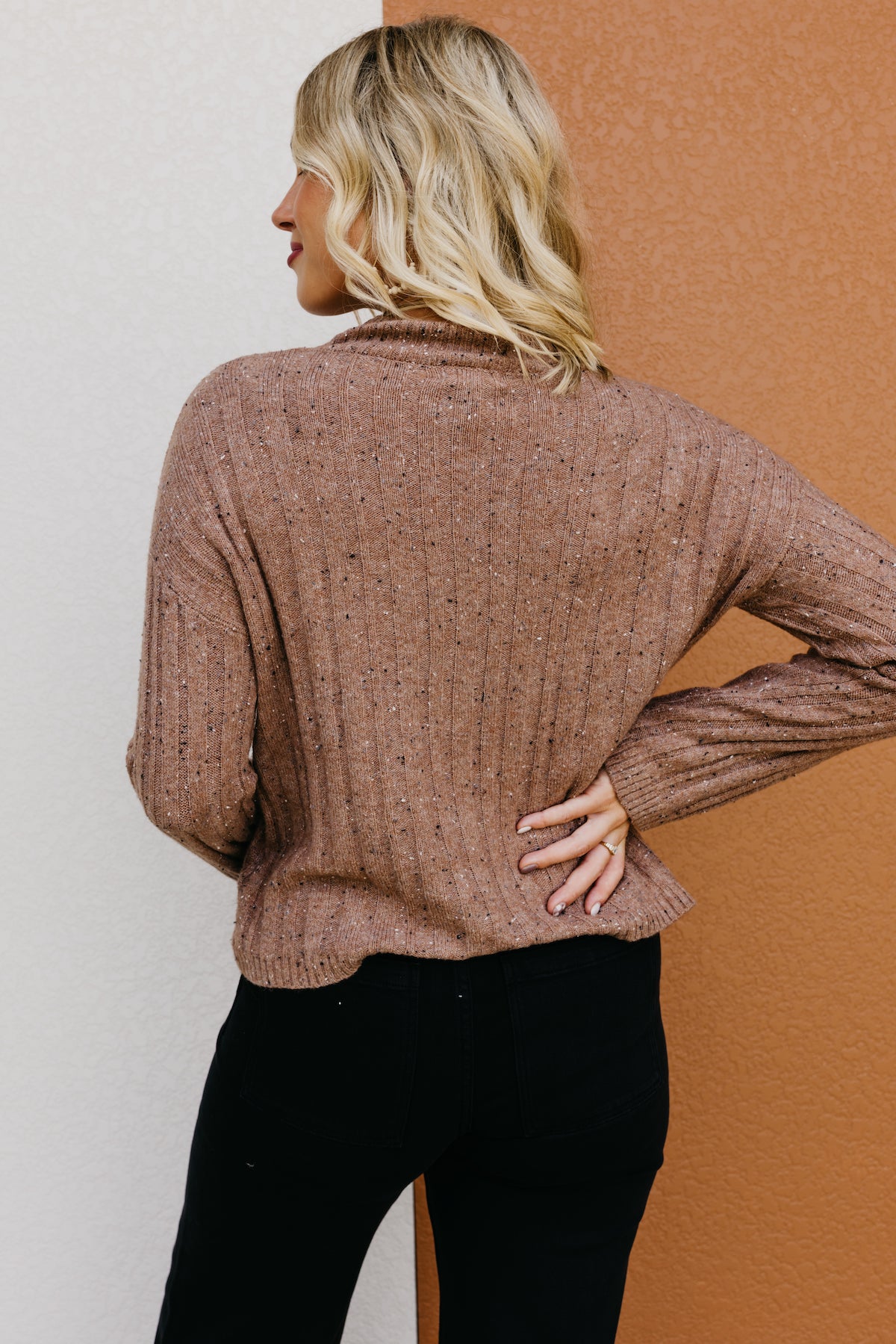The Memphis Mock Neck Funfetti Sweater  - FINAL SALE
