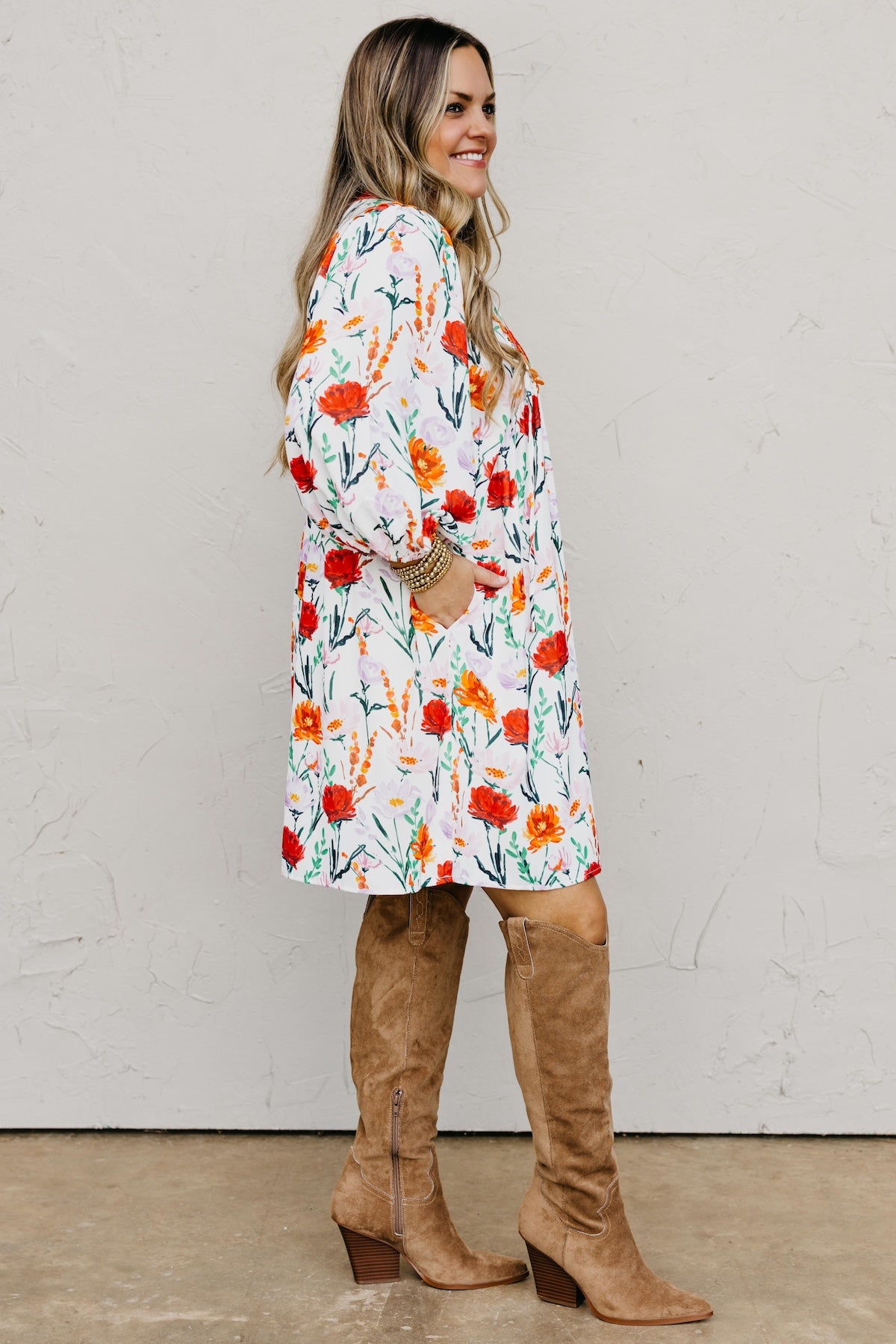 The Matilda Ric Rac Floral Mini Dress