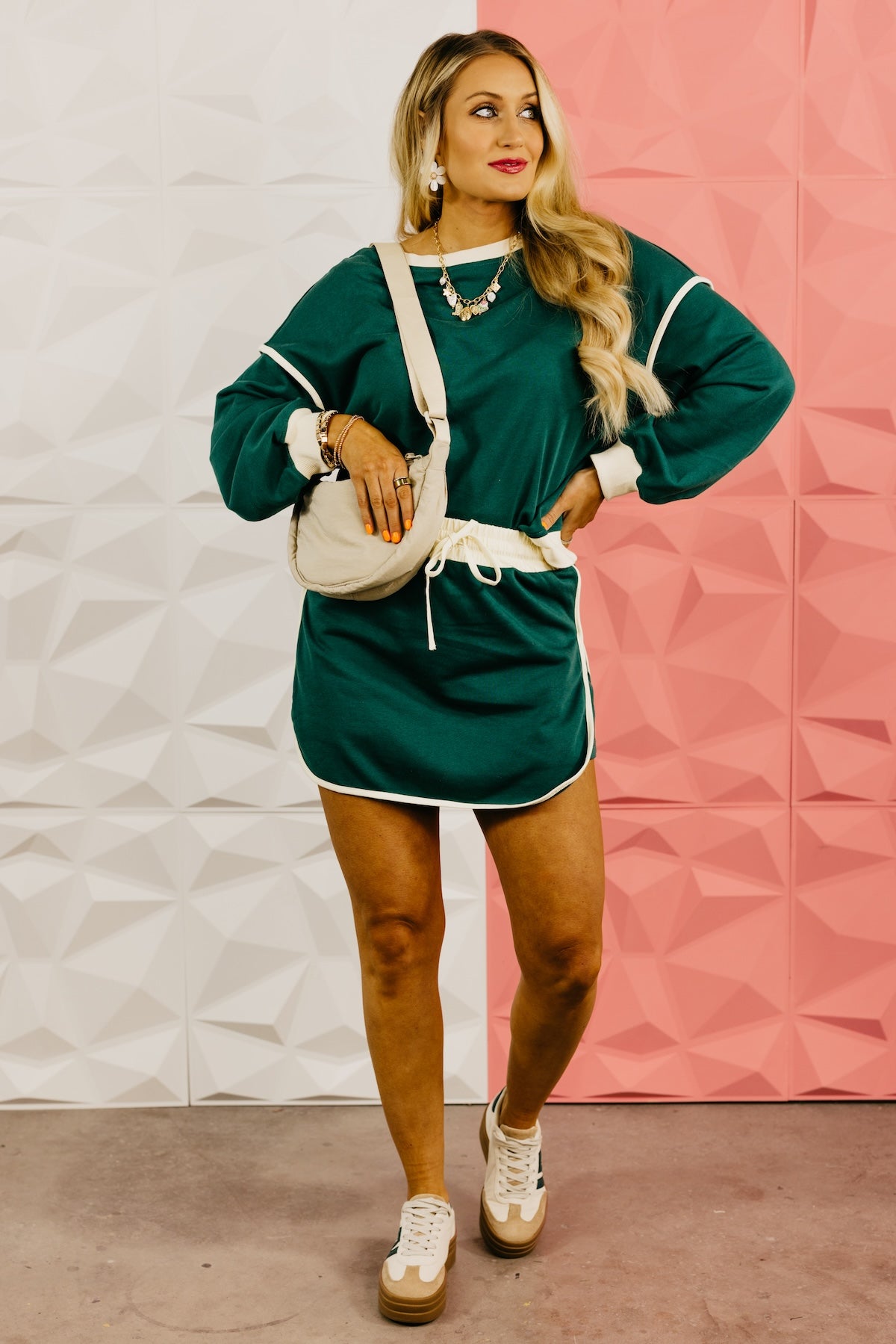 The Justin Raglan Skirt Set