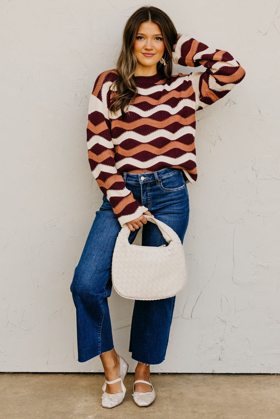 The Melany Wavy Sweater