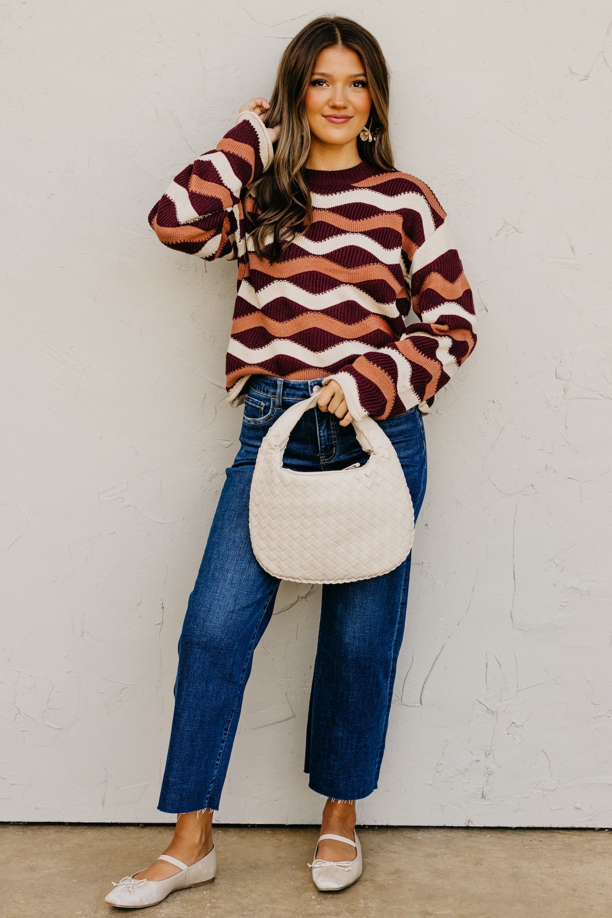 The Melany Wavy Sweater