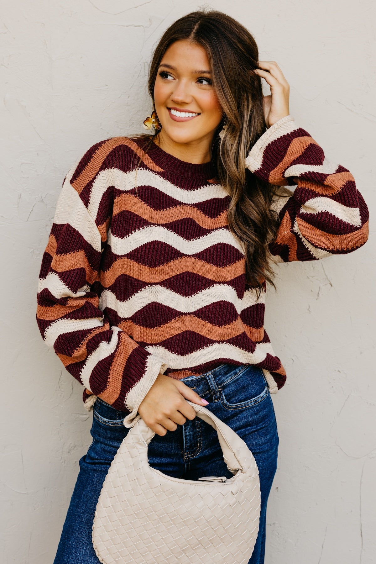 The Melany Wavy Sweater