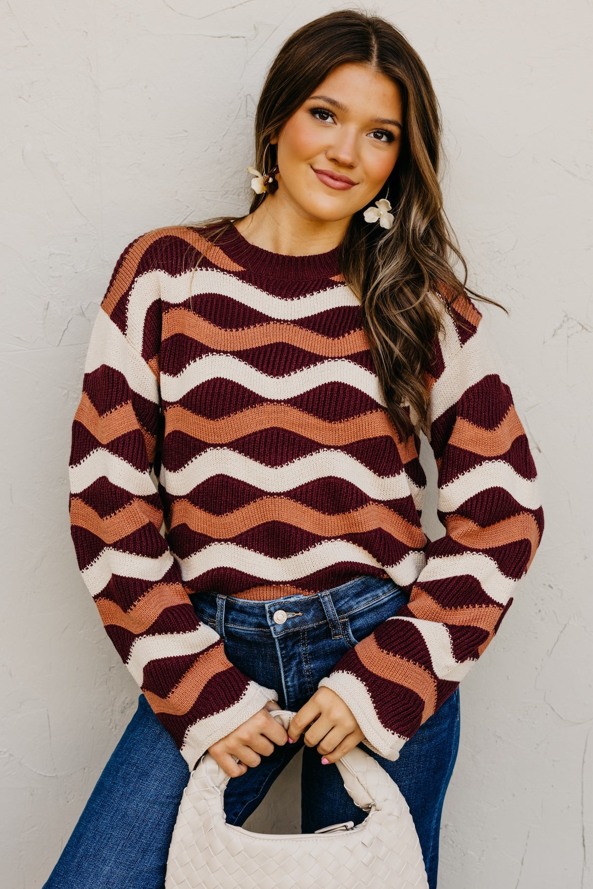 The Melany Wavy Sweater