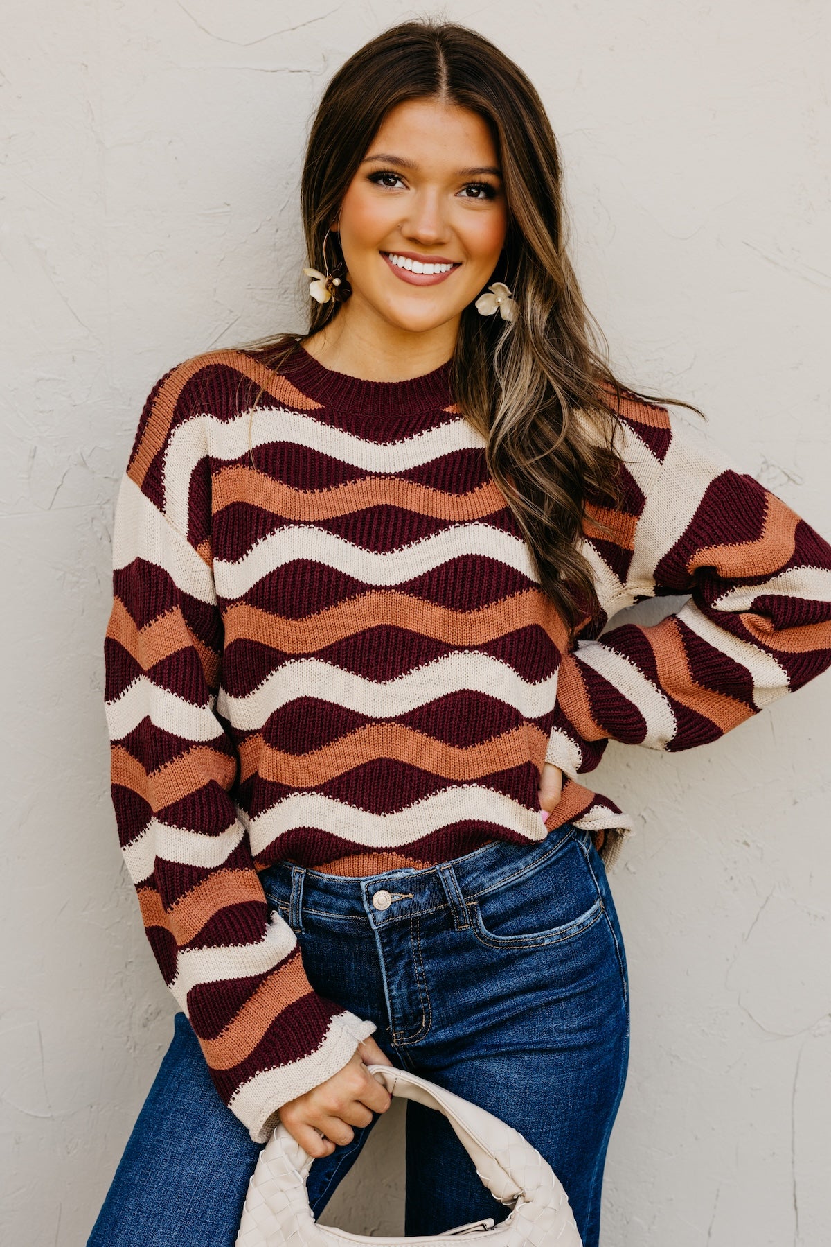 The Melany Wavy Sweater