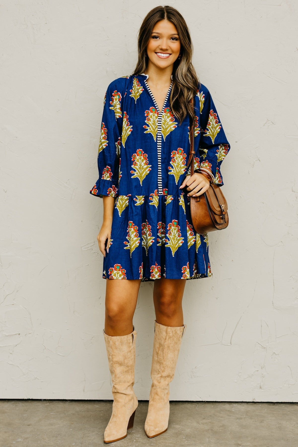 The Webster Floral Woven Mini Dress