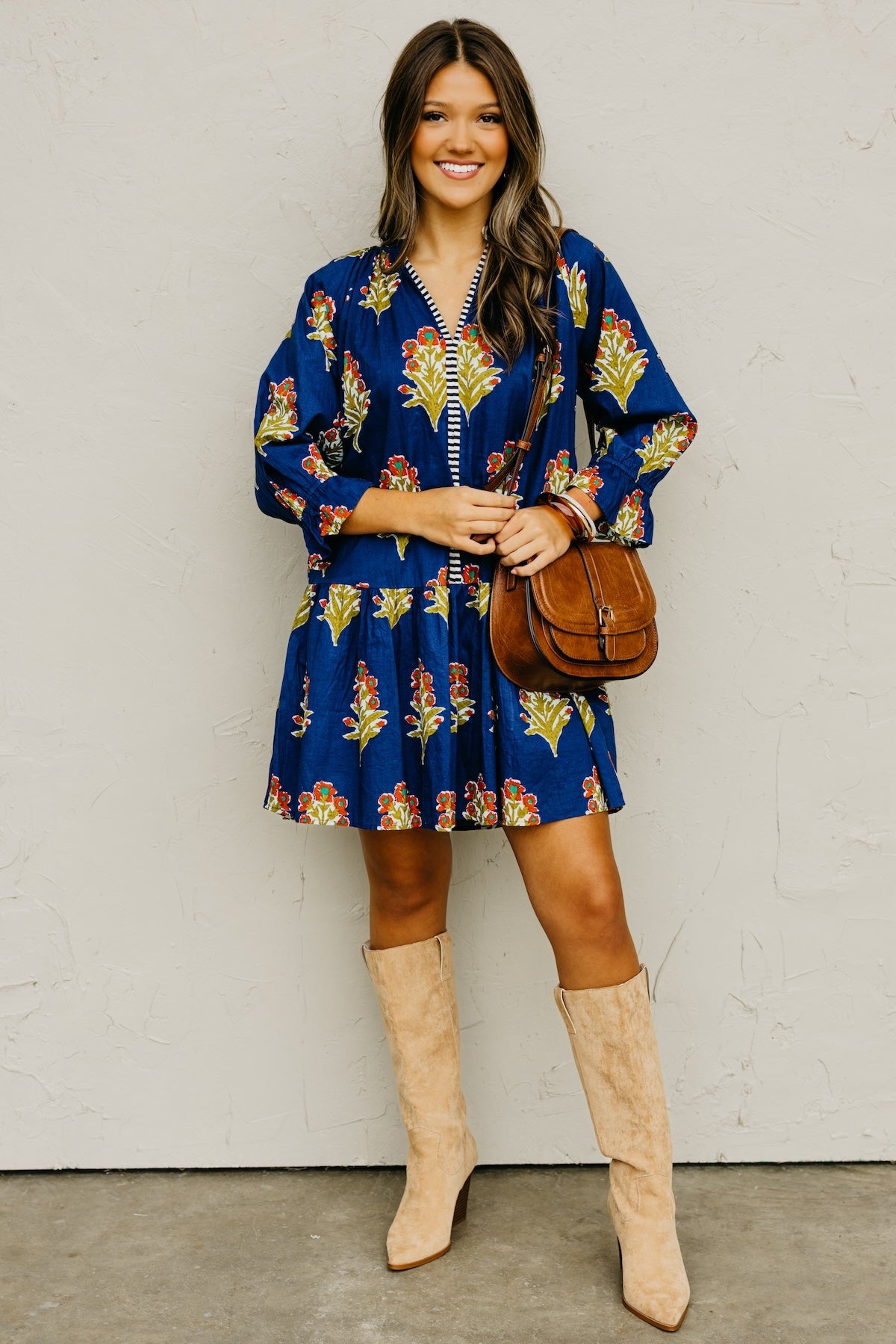 The Webster Floral Woven Mini Dress