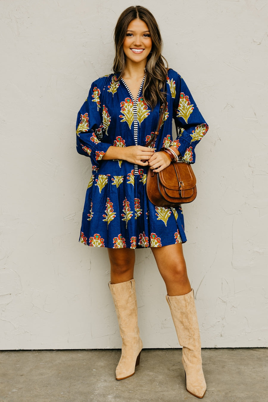 The Webster Floral Woven Mini Dress