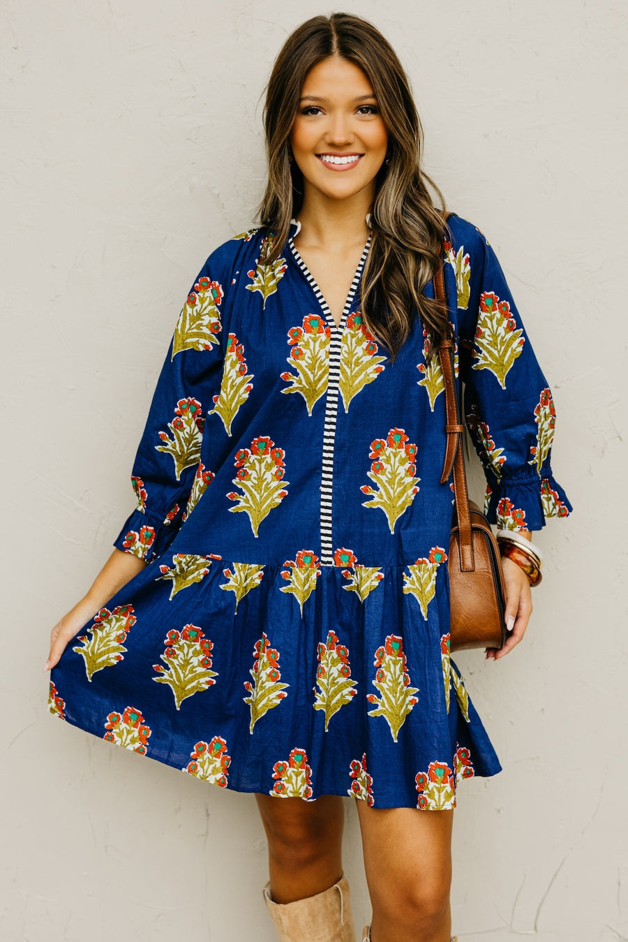 The Webster Floral Woven Mini Dress