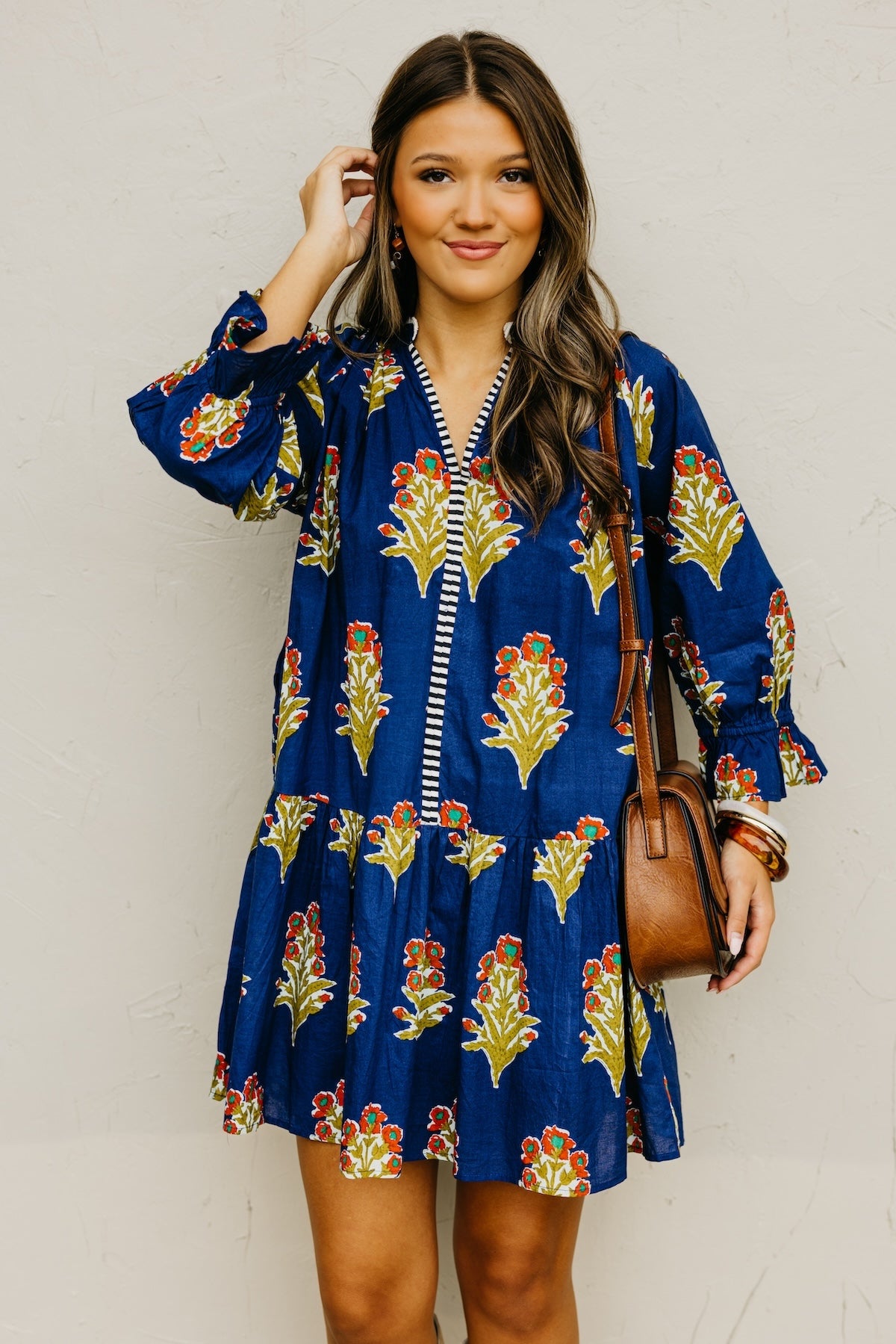 The Webster Floral Woven Mini Dress