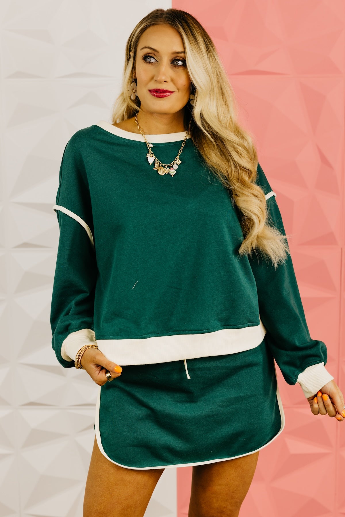 The Justin Raglan Skirt Set