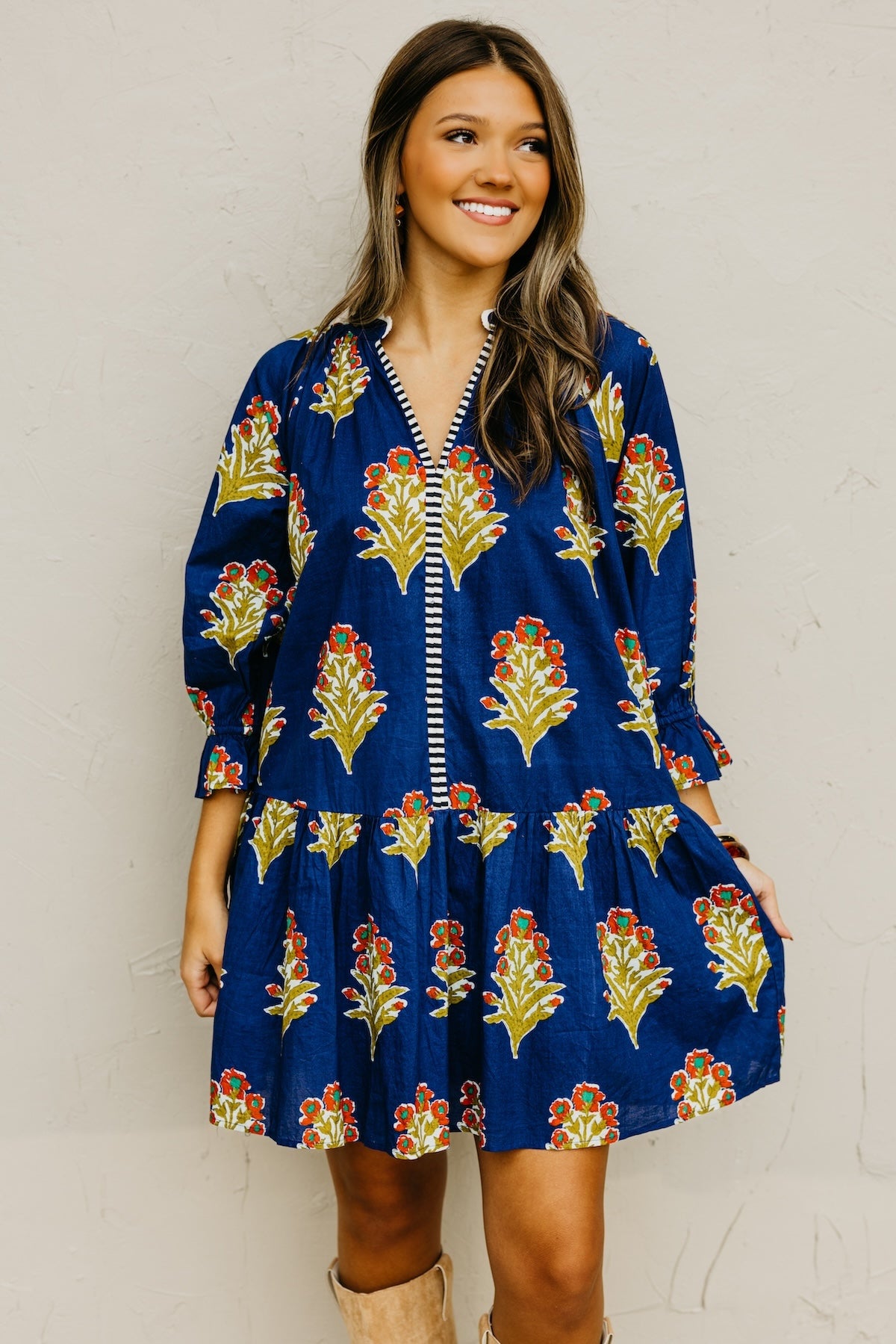 The Webster Floral Woven Mini Dress