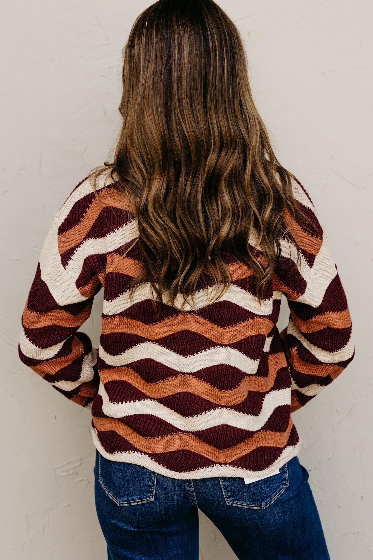 The Melany Wavy Sweater