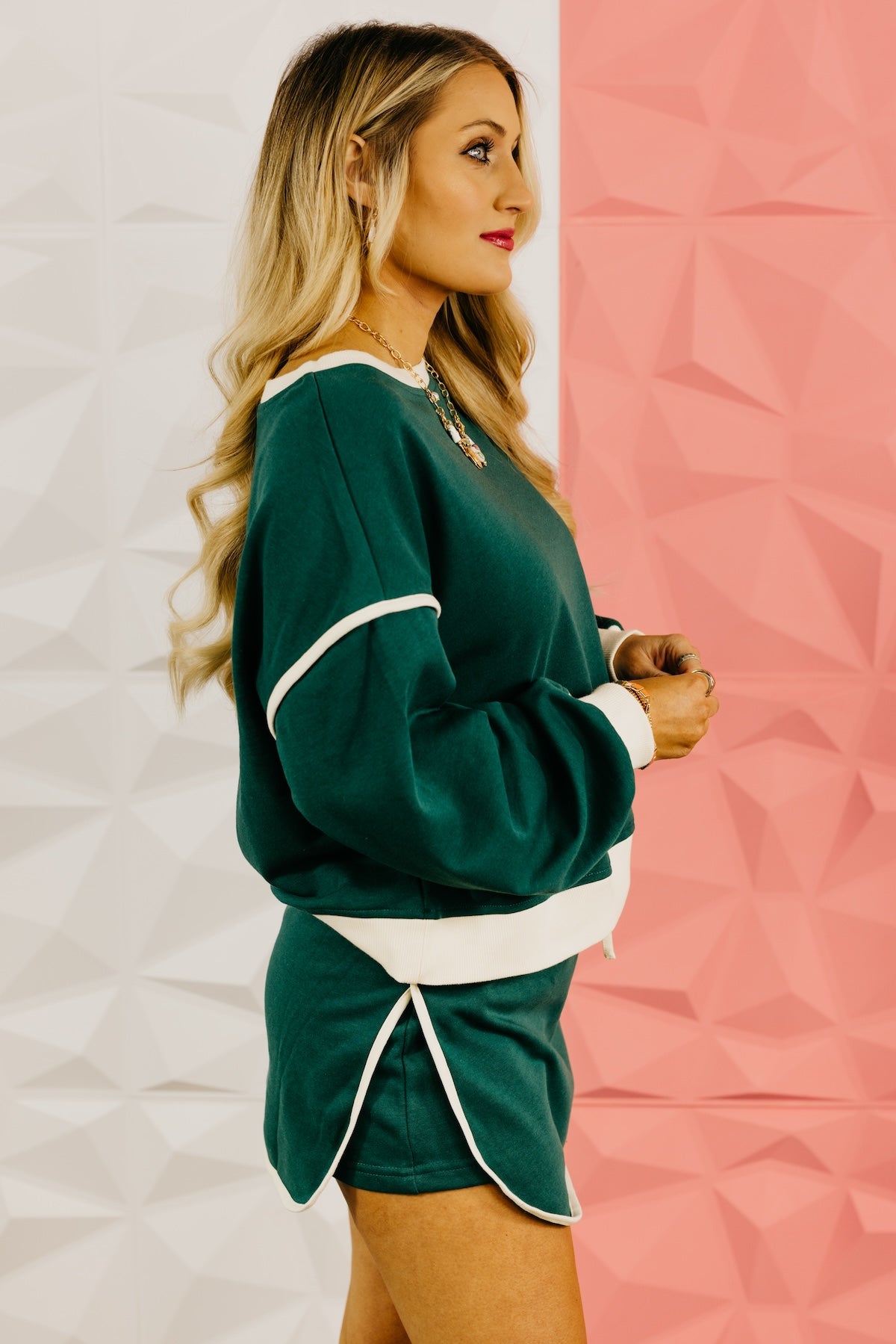 The Justin Raglan Skirt Set