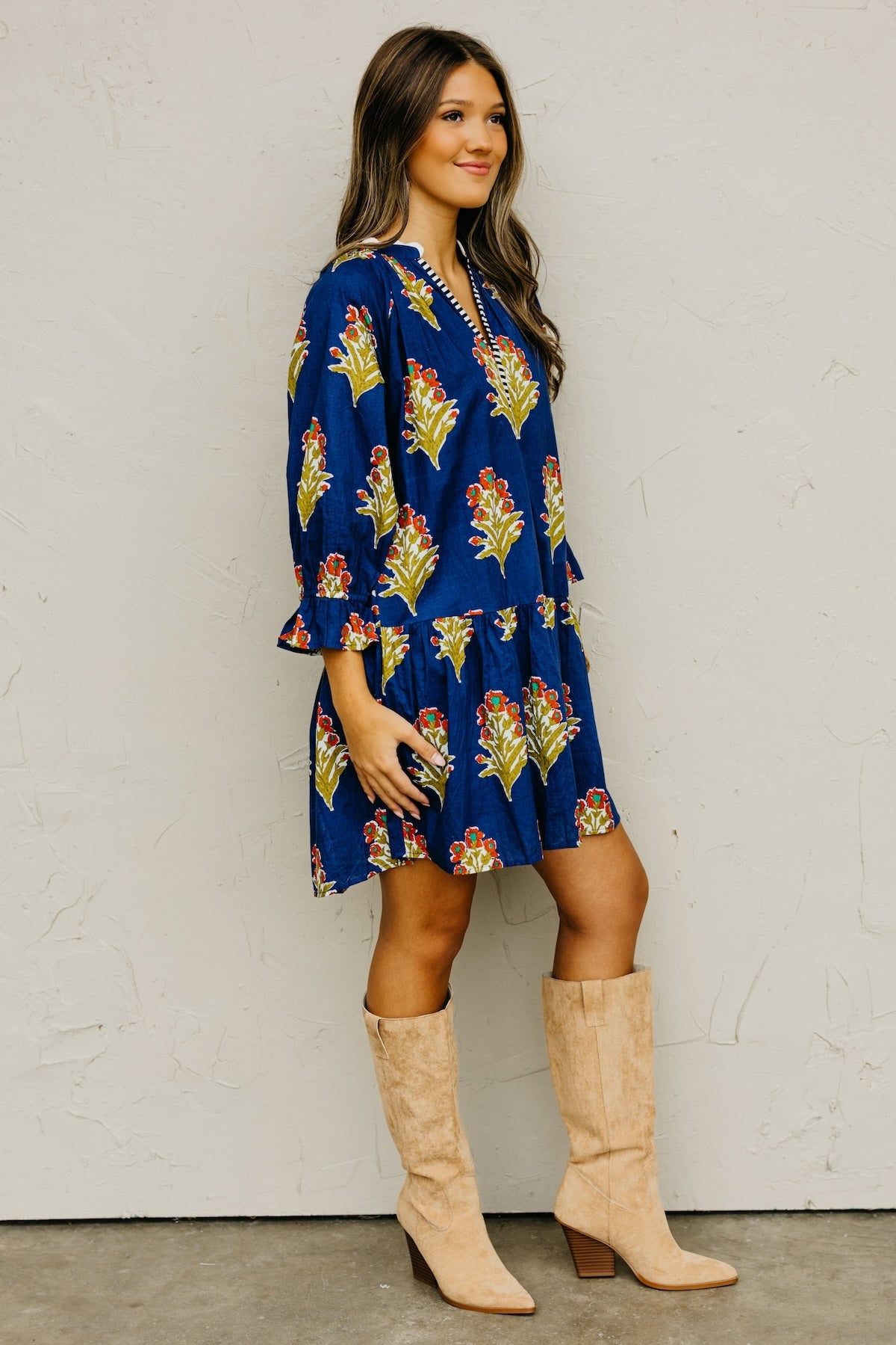 The Webster Floral Woven Mini Dress