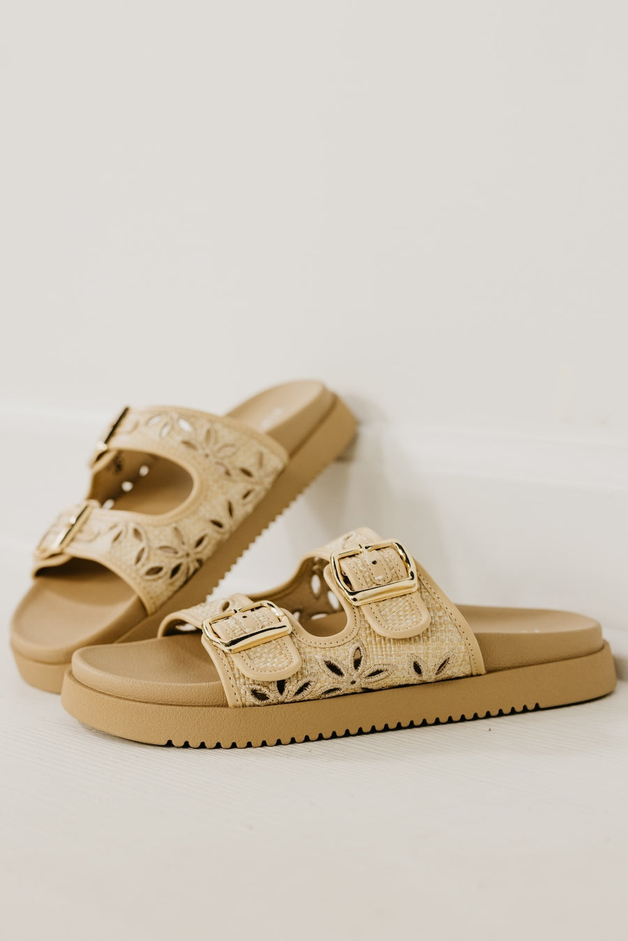 The Alaska Eyelet Slip-On Sandal