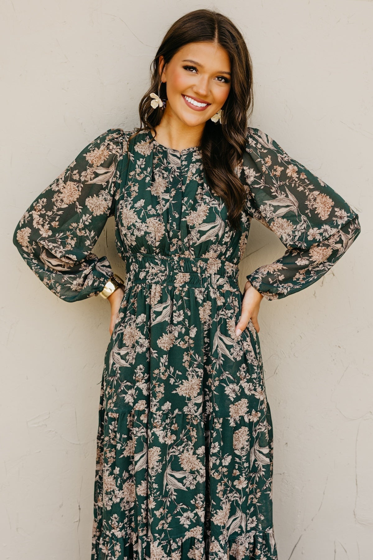 The Maren Floral Tiered Maxi Dress
