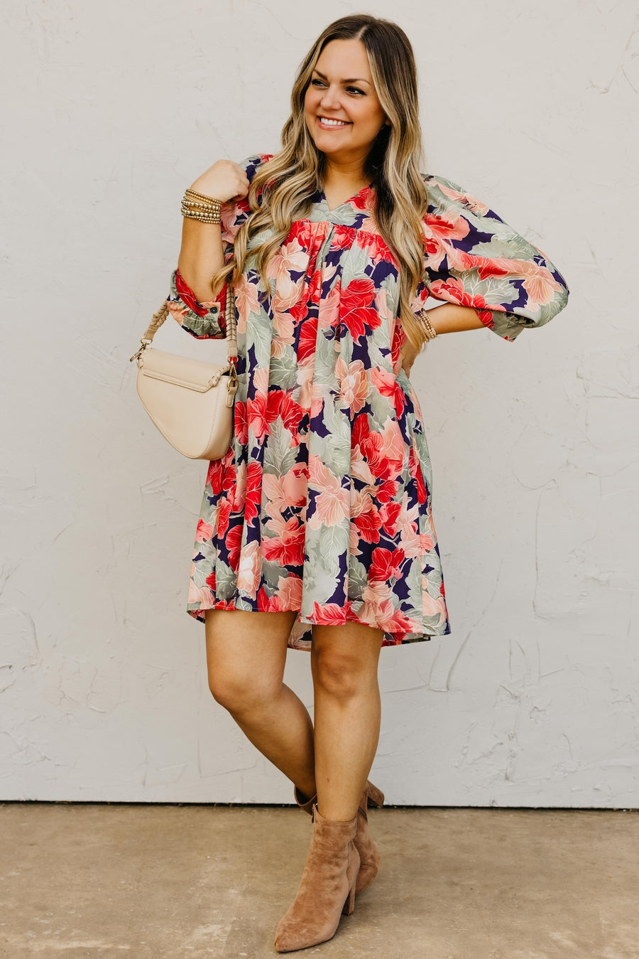 The Gina Floral Mini Dress