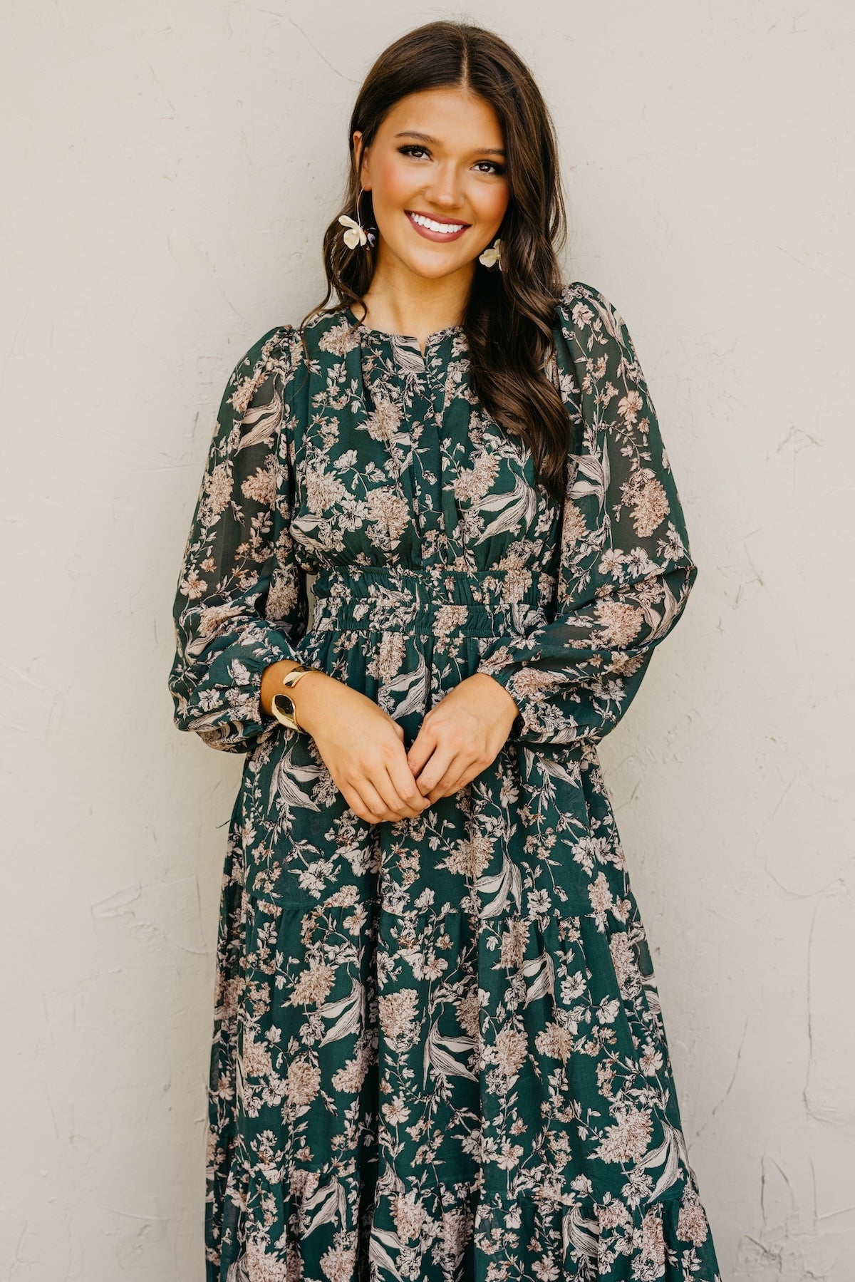 The Maren Floral Tiered Maxi Dress
