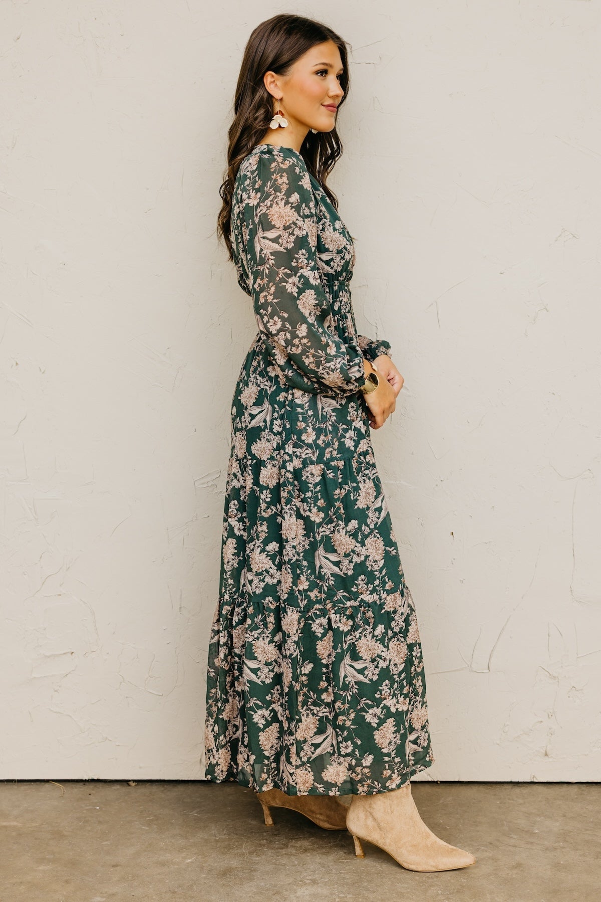 The Maren Floral Tiered Maxi Dress