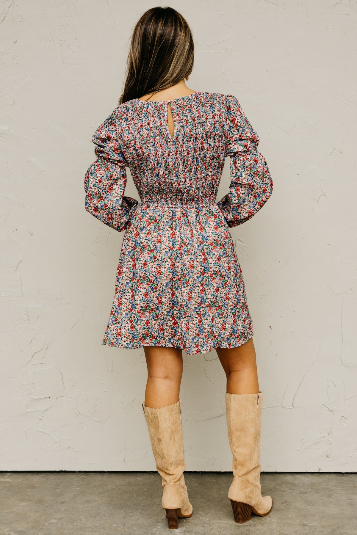 The Urban Floral Smocked Mini Dress