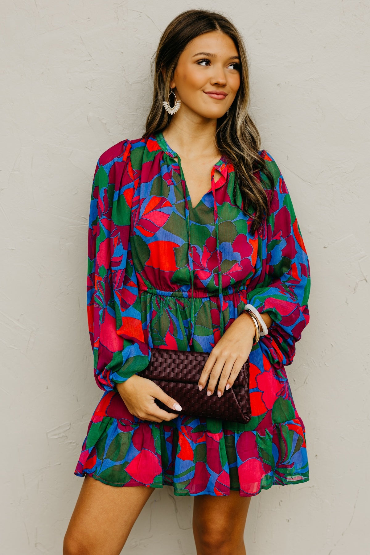 The Megan Floral Mini Dress