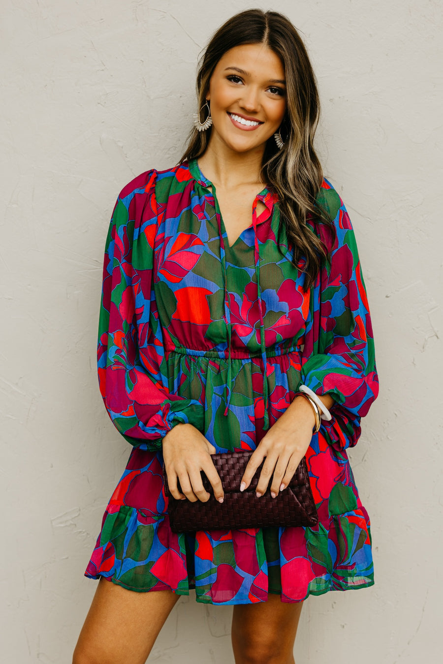 The Megan Floral Mini Dress