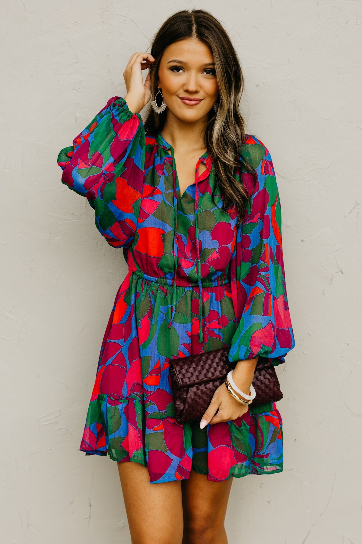 The Megan Floral Mini Dress