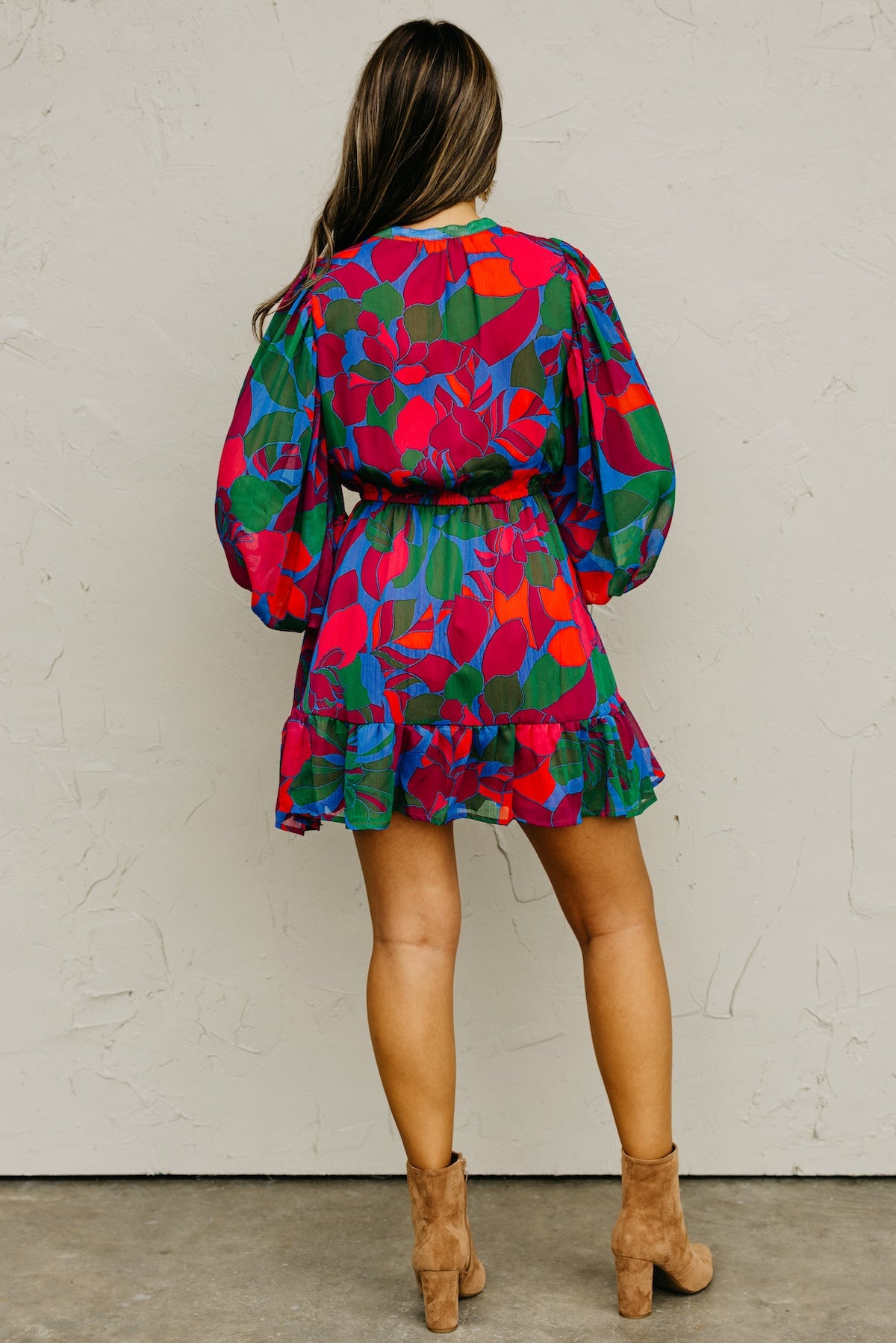 The Megan Floral Mini Dress