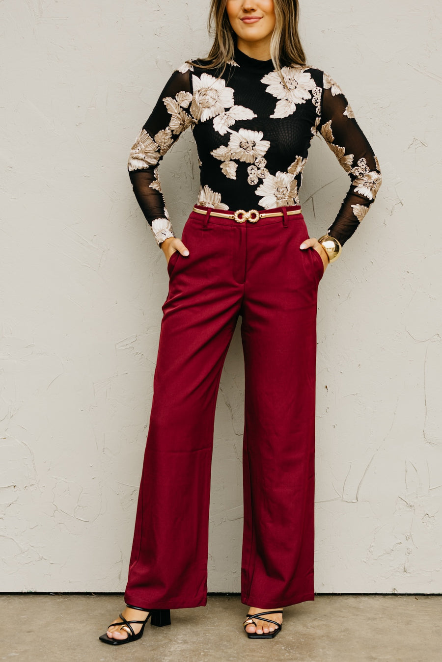 The Eloise Belted Trouser Pant