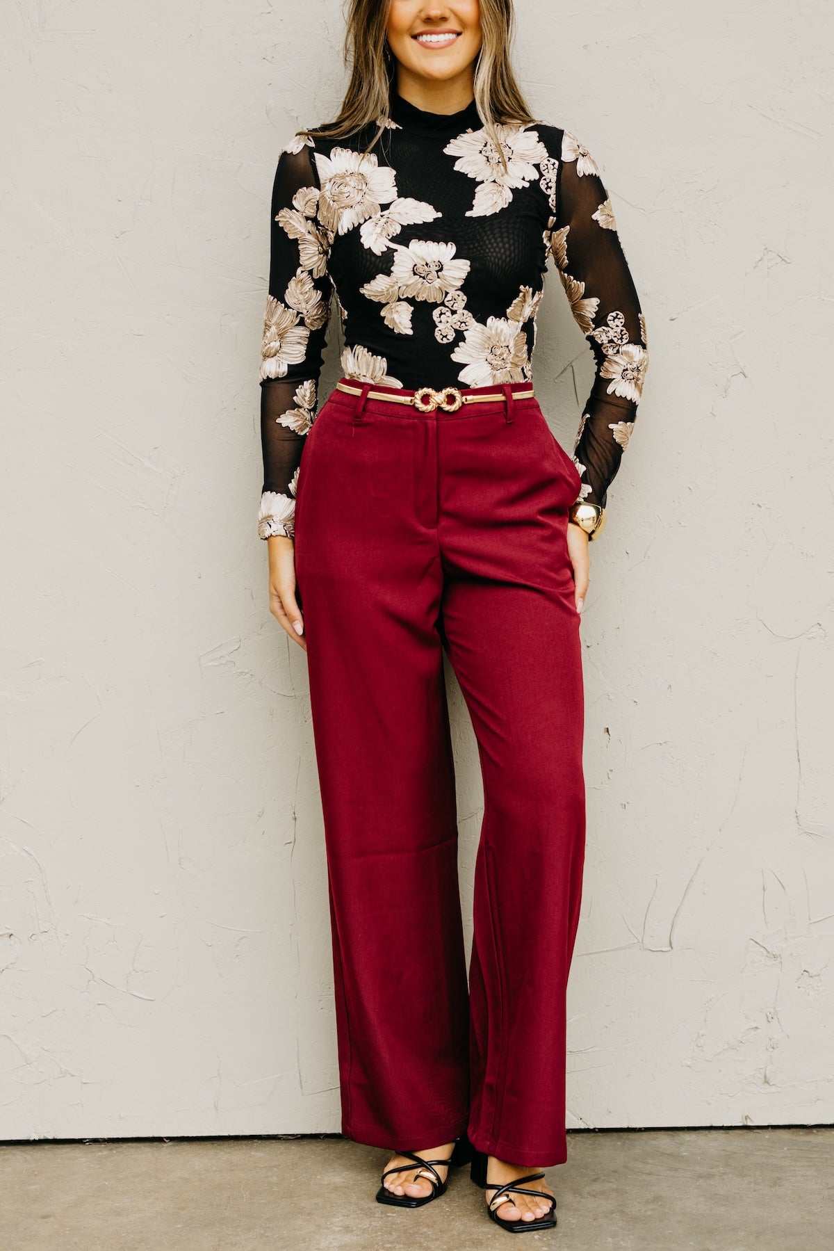 The Eloise Belted Trouser Pant