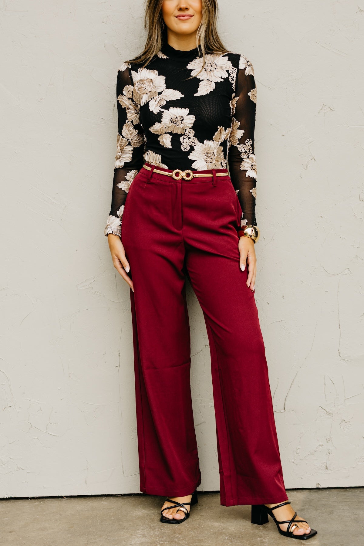 The Eloise Belted Trouser Pant