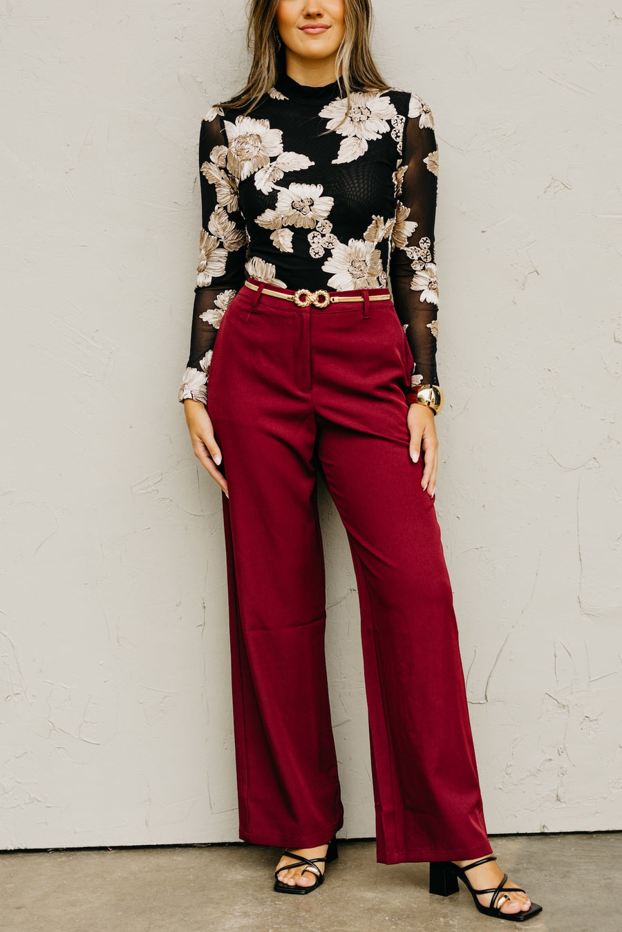 The Eloise Belted Trouser Pant