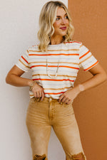 The Brody Striped Fall Tee