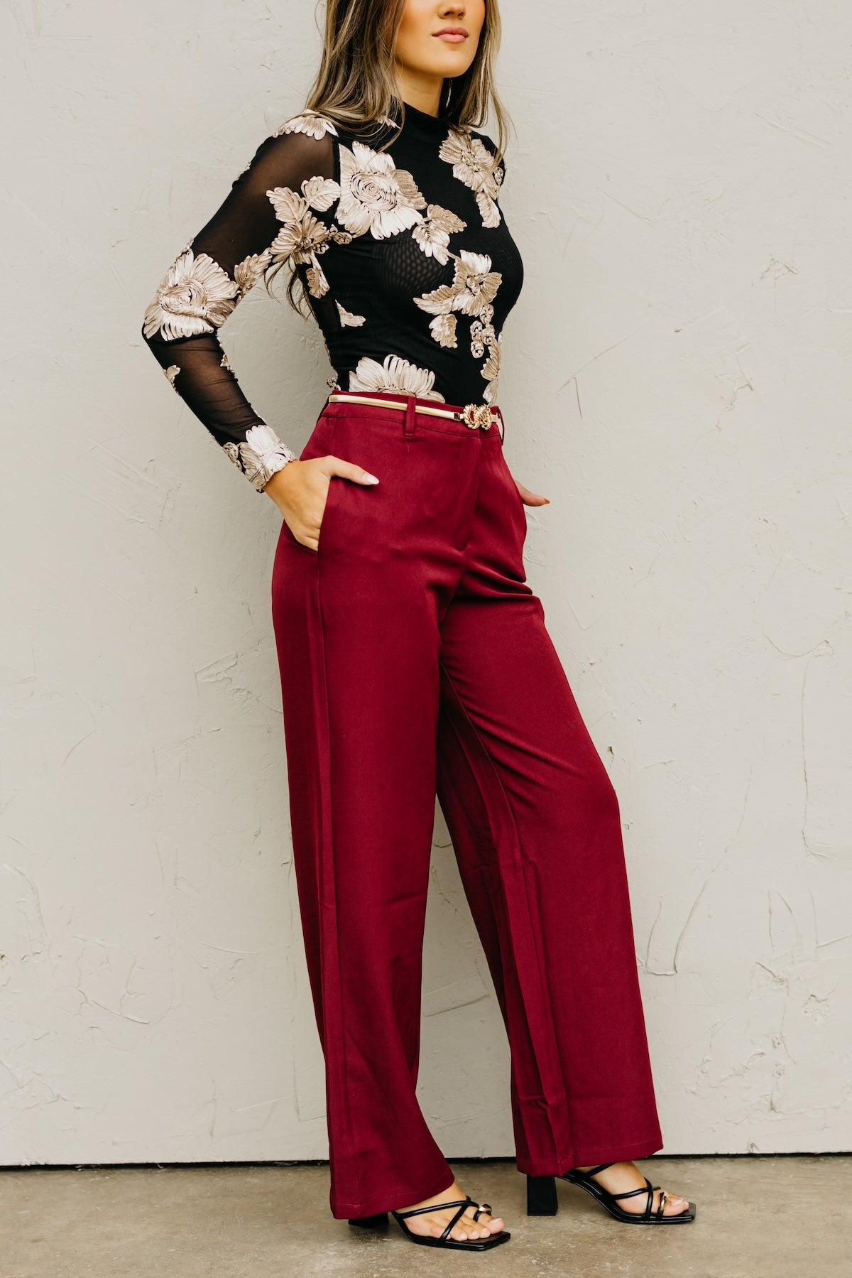 The Eloise Belted Trouser Pant