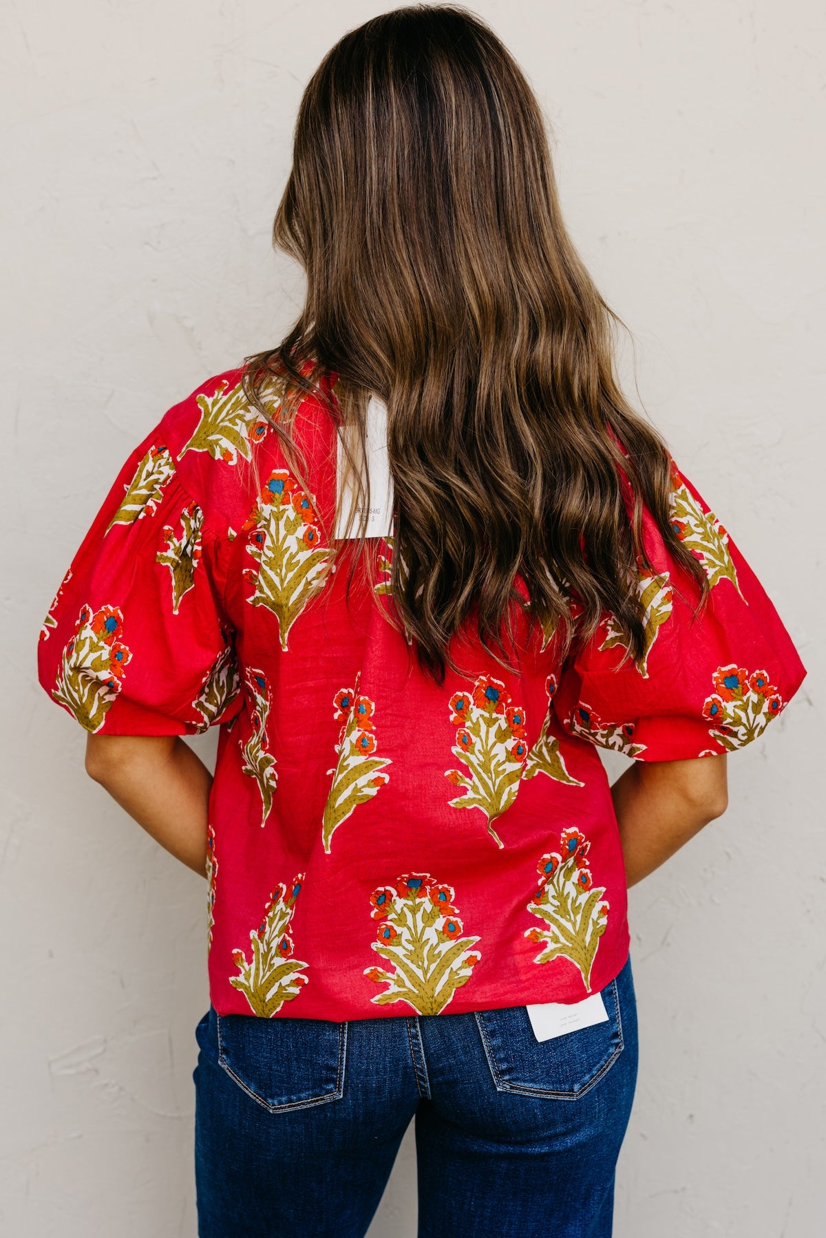 The Elias Floral Puff Sleeve Top
