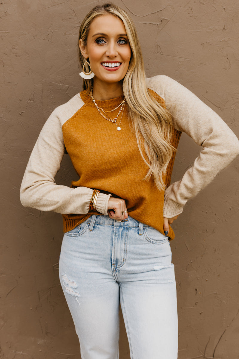 The Javon Raglan Sleeve Sweater