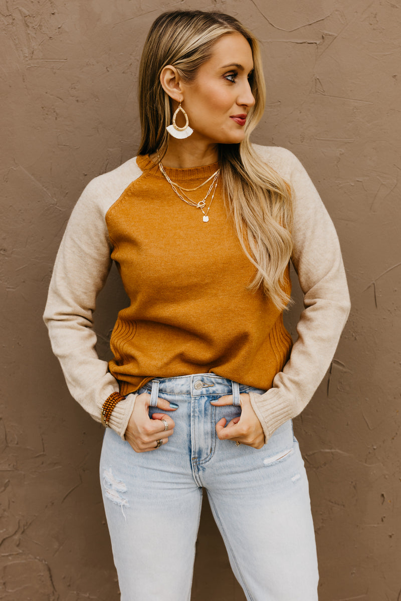 The Javon Raglan Sleeve Sweater