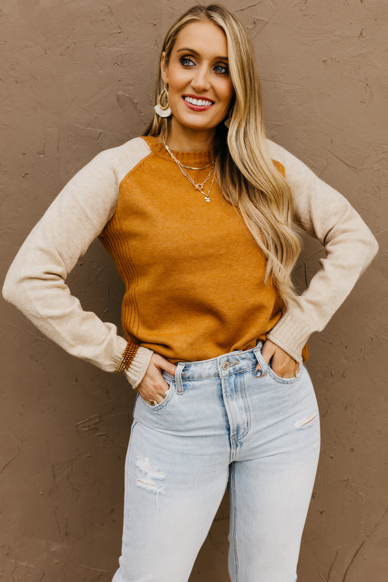 The Javon Raglan Sleeve Sweater