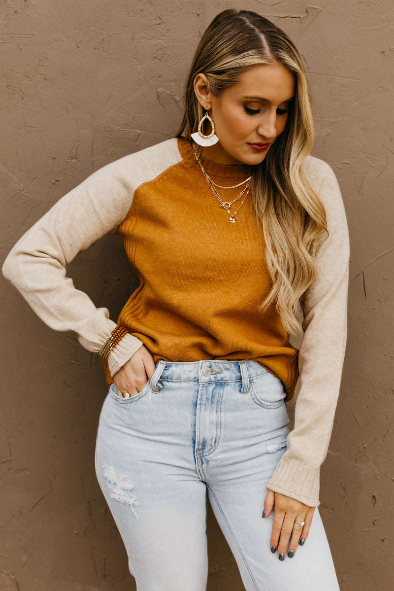 The Javon Raglan Sleeve Sweater