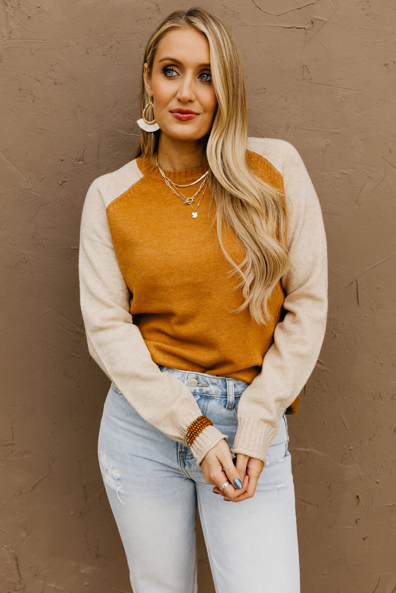 The Javon Raglan Sleeve Sweater