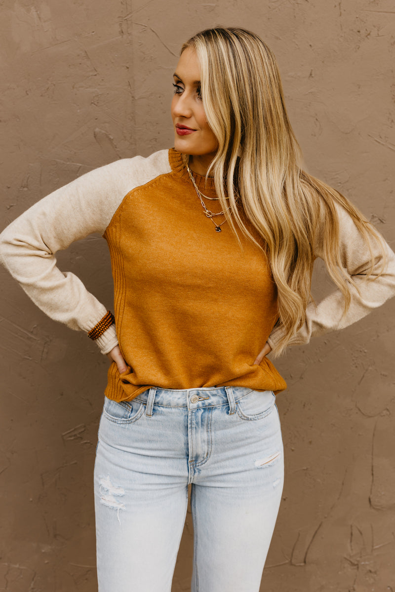 The Javon Raglan Sleeve Sweater