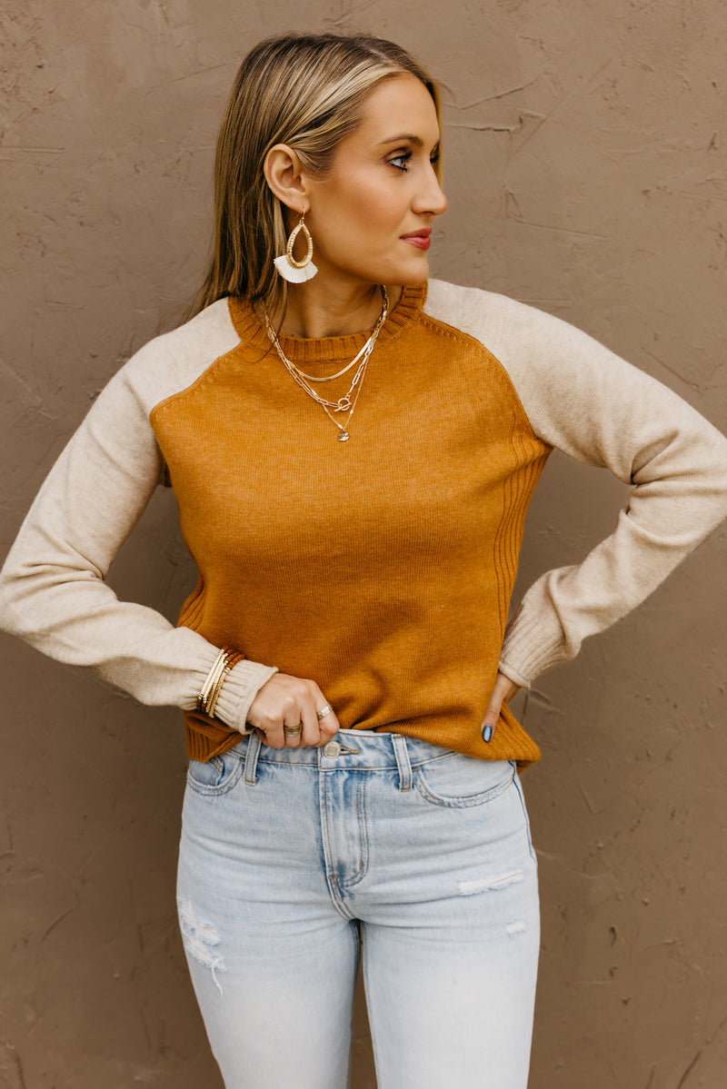 The Javon Raglan Sleeve Sweater