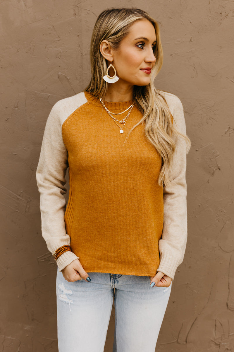 The Javon Raglan Sleeve Sweater