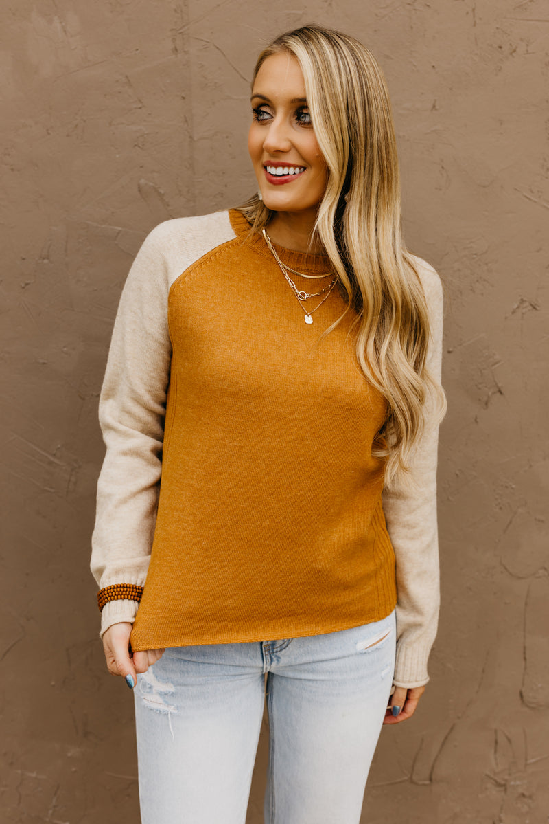 The Javon Raglan Sleeve Sweater