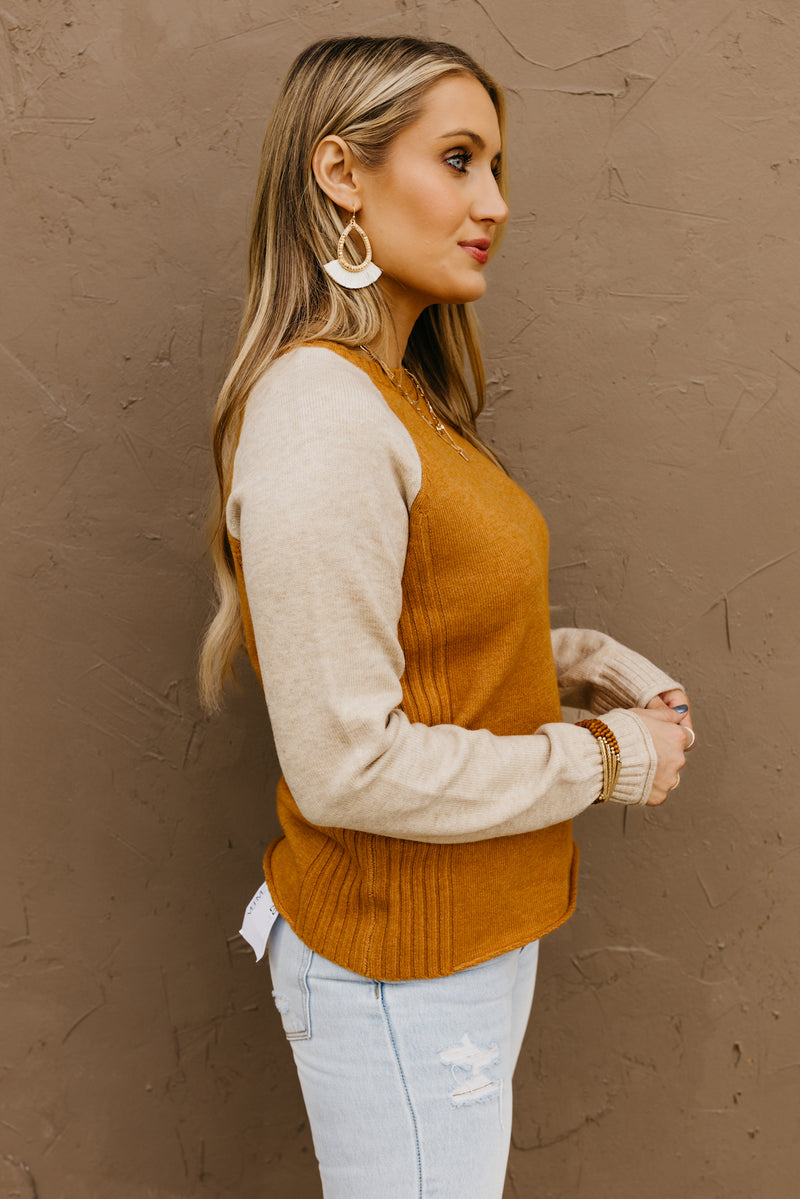 The Javon Raglan Sleeve Sweater