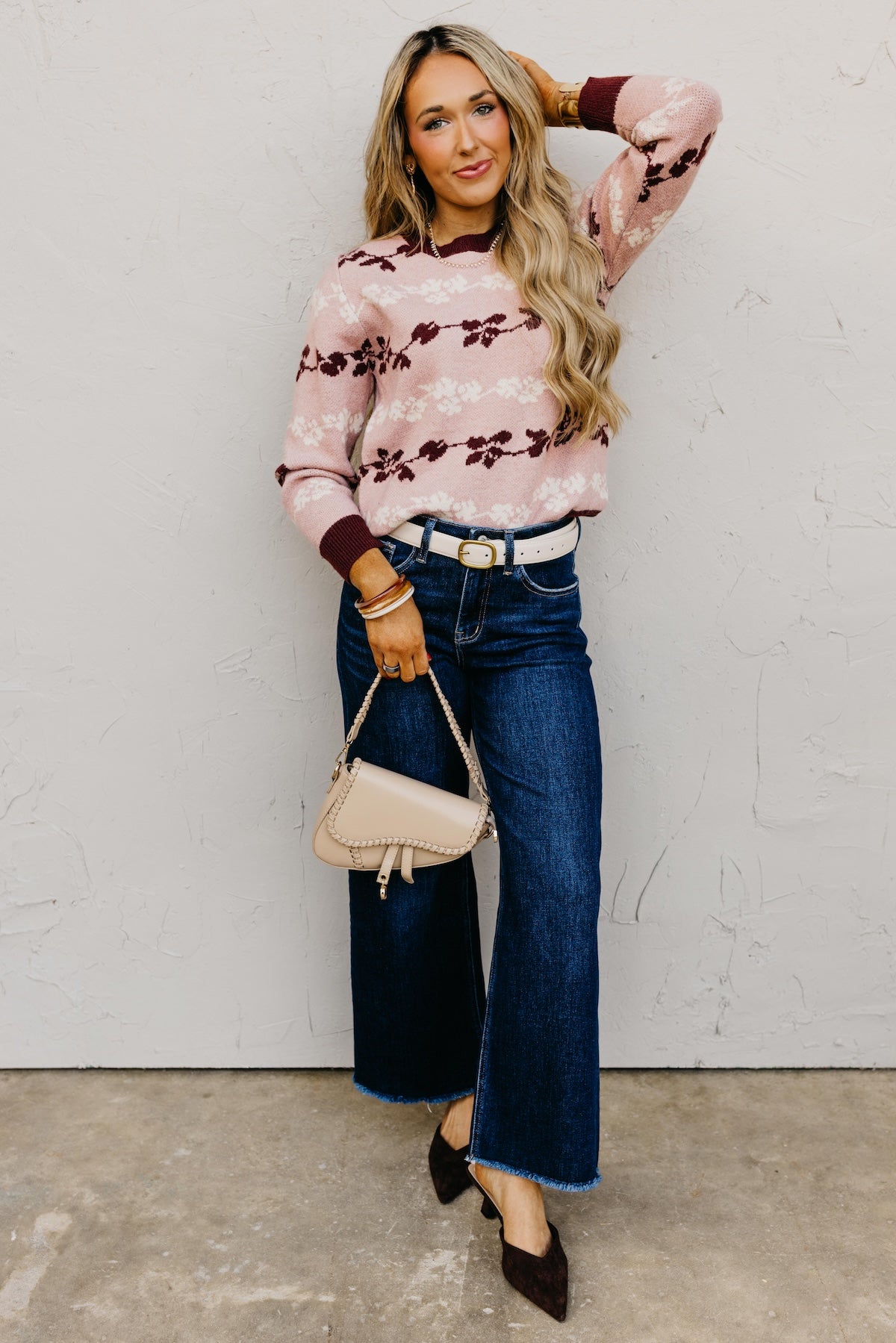 The Merrick Floral Sweater